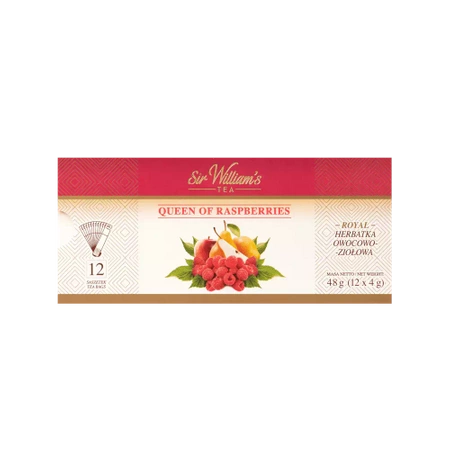 Owocowa Herbata Sir William's Royal Queen of Raspberries 1 Saszetka 