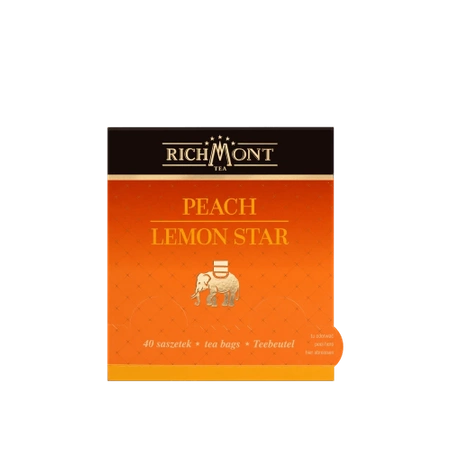 Herbata owocowa Richmont Peach Lemon Star 40 saszetek