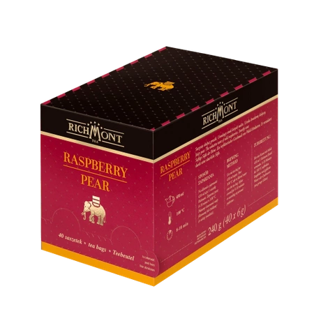 Herbata owocowa Richmont Raspberry Pear 40 saszetek