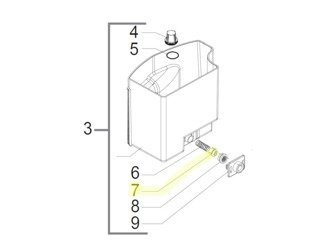Zaworek zbiornika wody Saeco Talea