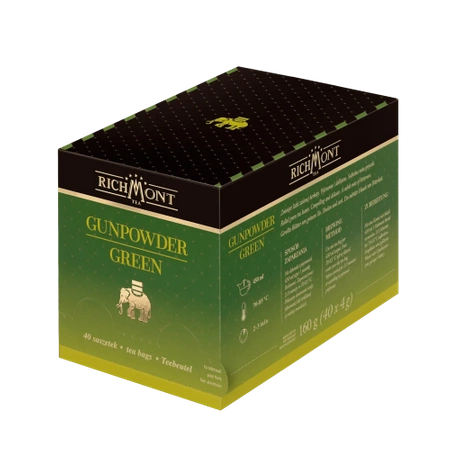 Herbata zielona Richmont Gunpowder Green 40 saszetek