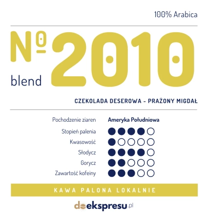 Kawa ziarnista No2010 1 kg