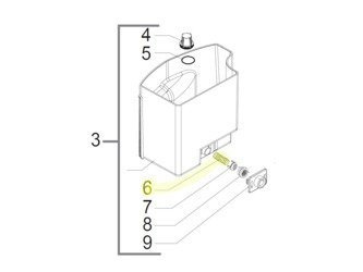 Sprężynka zbiornika wody Saeco