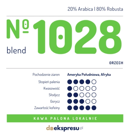 Kawa ziarnista No1028 250 g